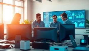 Boost your business with IT Fredericksburg support in a modern tech office environment.