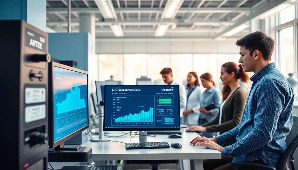 Enhance AI performance with https://benchbot.ai showcasing a professional testing environment.