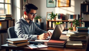 Craft a professional article inspired by https://editorial.com.ua in a warm, inviting workspace.