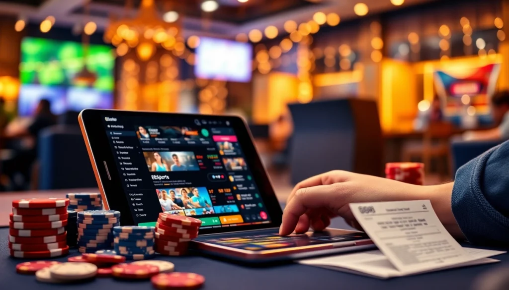Engaging visual of the online gambling experience at 888new, featuring diverse gaming options on a modern interface.