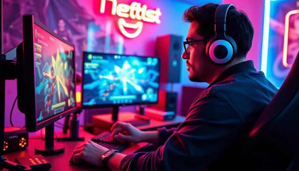 Menangkan bermain bensu4d game dalam suasana gaming yang energik dan modern.