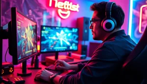 Menangkan bermain bensu4d game dalam suasana gaming yang energik dan modern.