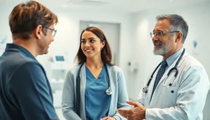 Enhance patient interaction with https://www.medexdtc.com in a modern, bright clinic atmosphere.