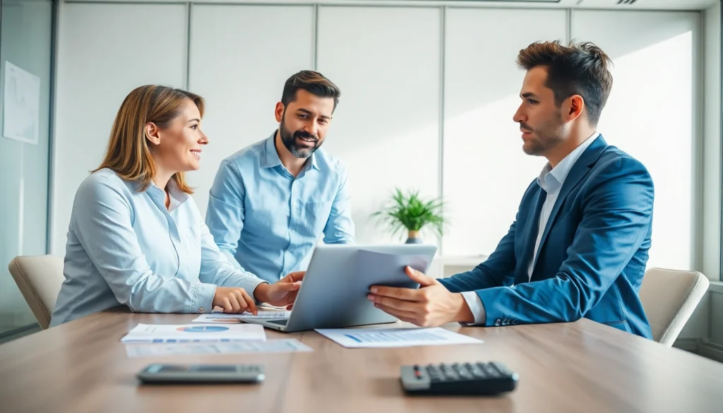 카드 현금화 전략을 논의하는 금융 전문가와 고객의 모습