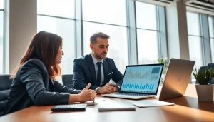 신용카드 현금화에 대한 상담을 진행하는 금융 전문가의 모습