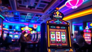 Rasakan keseruan lipat4d slot dengan mesin slot bercahaya di kasino yang ramai.