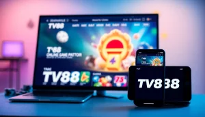 TV88 online gambling platform showcasing a user-friendly interface and secure gaming experience.