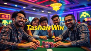 Players celebrating during a game on Tashan Win, enjoying the thrill of online gaming and fun.