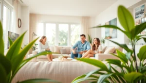 Sicherheit und Lebensraum auf https://sicherlebensraum.de in einem modernen Zuhause betont durch natürliche Elemente.