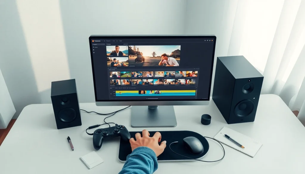 Engaging interface of https://streamgen.cc displaying Twitch clips editing tools.