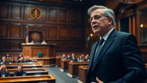 Attorney representing a client in court at https://www.fritschlawfirm.com.