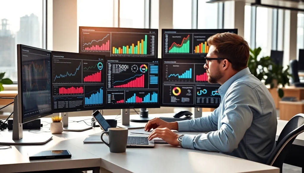 Analyze vj88 website performance with a marketing expert in a bright office.