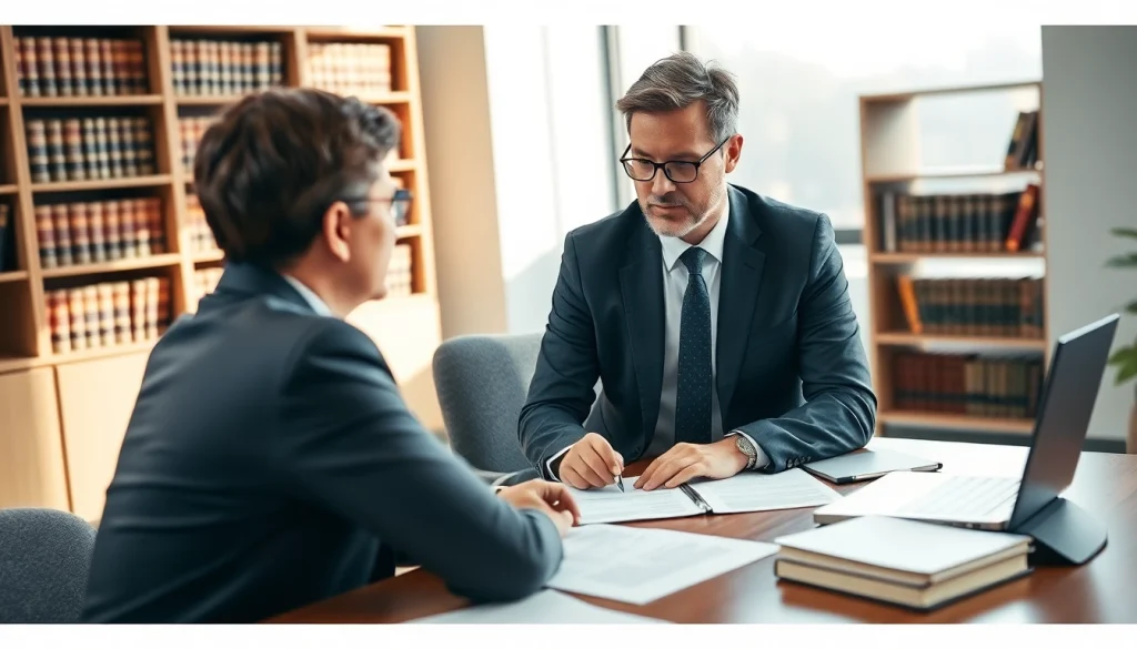 Plantation, Boca Raton & Aventura Probate Lawyer consulting with a client in a modern legal office.