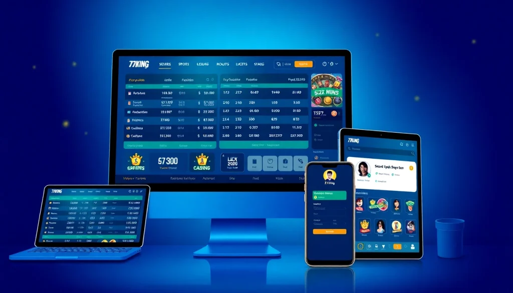 79king online betting platform branding with secure UI across devices