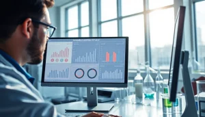 Researcher engaged in the ADAPTABLE Aspirin Study, analyzing crucial effectiveness data.