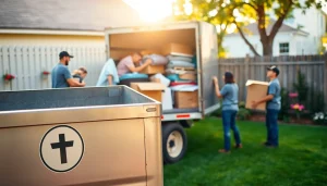 Expert junk removal from https://myeasyjunkremoval.com showcased in a professional backyard setting.