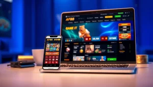 AF88 online gambling platform showcasing vibrant gaming options and easy navigation.