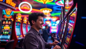 Menang besar di slot gacor dengan mesin slot yang memikat dan atmosfer kasino yang ceria.