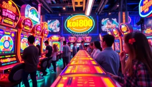 Meraih kemenangan dengan seru saat memainkan koi800 game yang menarik dan penuh warna.