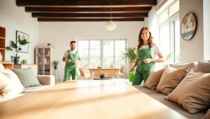 Experience eco-friendly cleaning services at https://ecocleanellies.com with our friendly team in action.