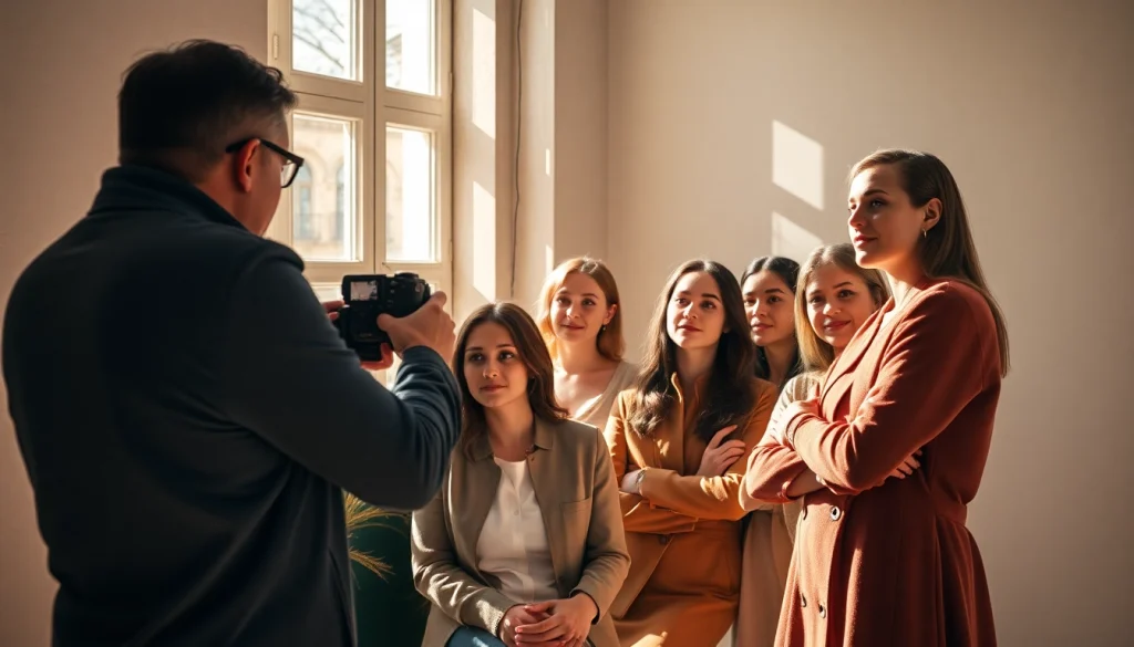 Portrait photographer in Milan capturing authentic expressions