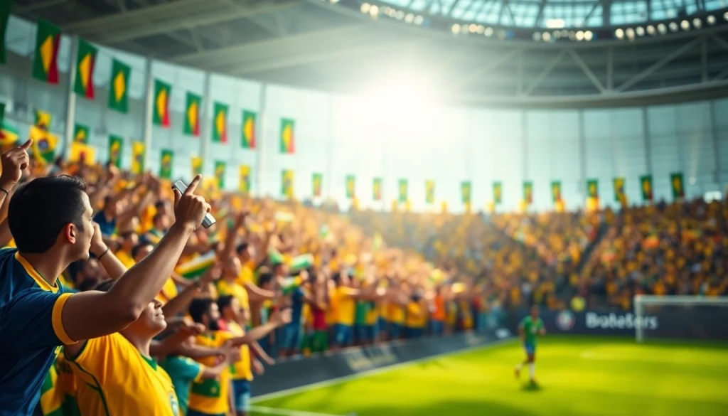 Discover the best sportsbooks in Brazil amid an exhilarating football match atmosphere.
