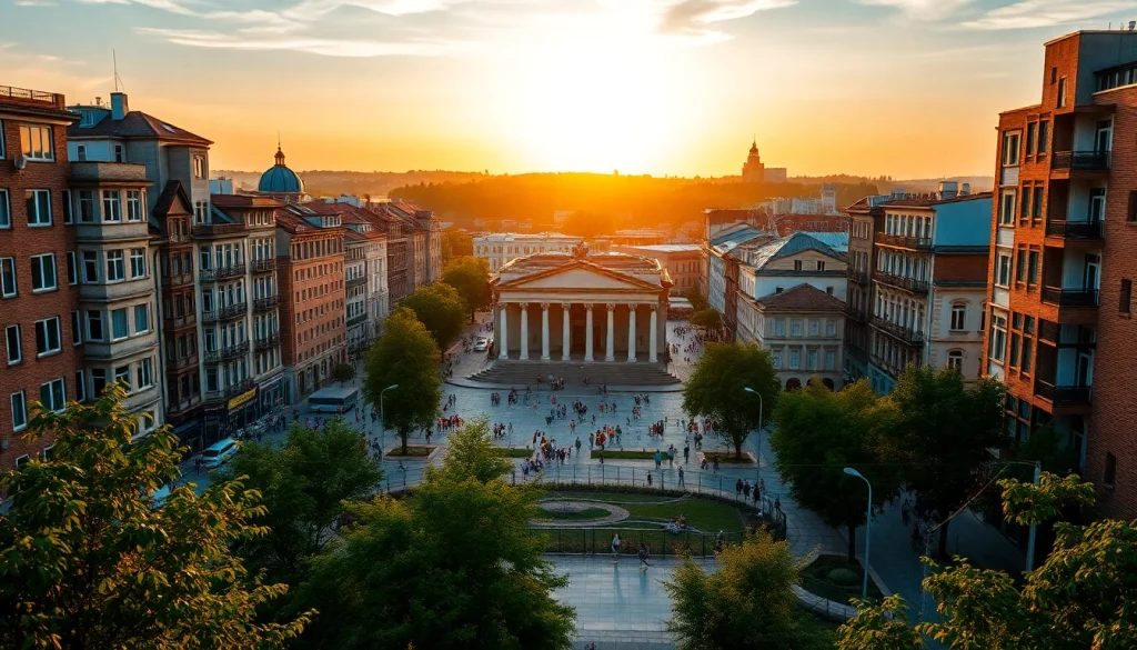 Актуальні новини міста Суми на https://sumy24.com.ua з яскравим міським пейзажем