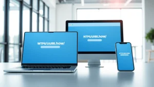 Showcasing efficient design on devices with https://uu88.how/ in a modern office environment.