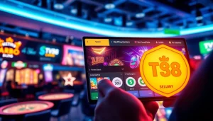 TV88 gaming platform interface showing vibrant design and secure payment options.