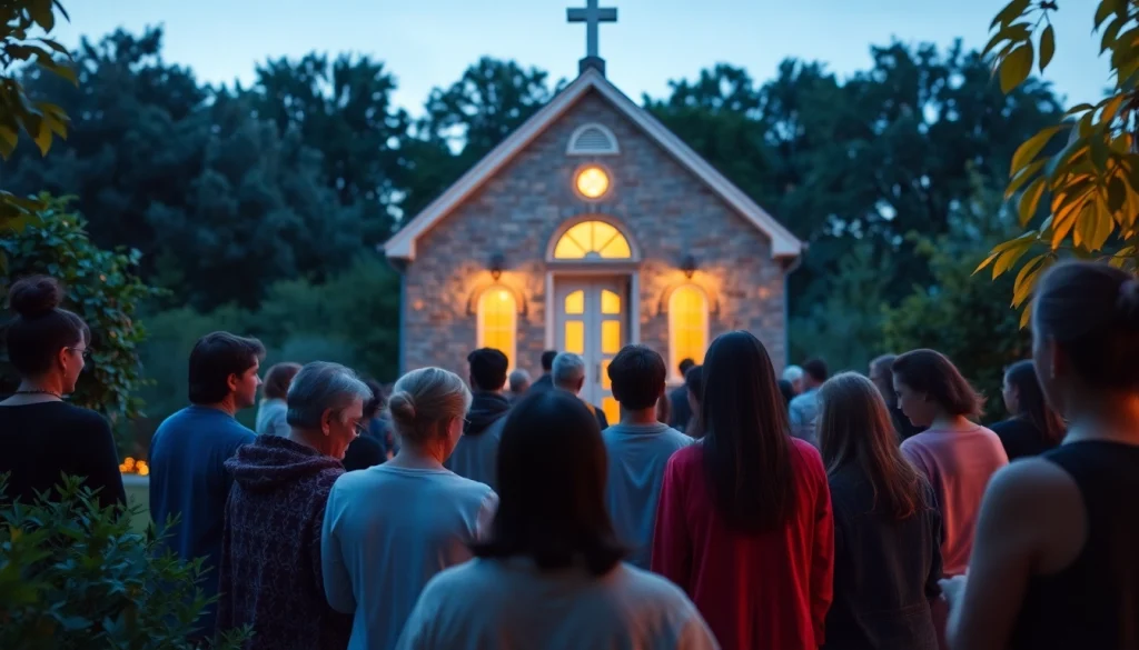 Encouraging gathering focused on Christian suicide support, showcasing warmth and community.