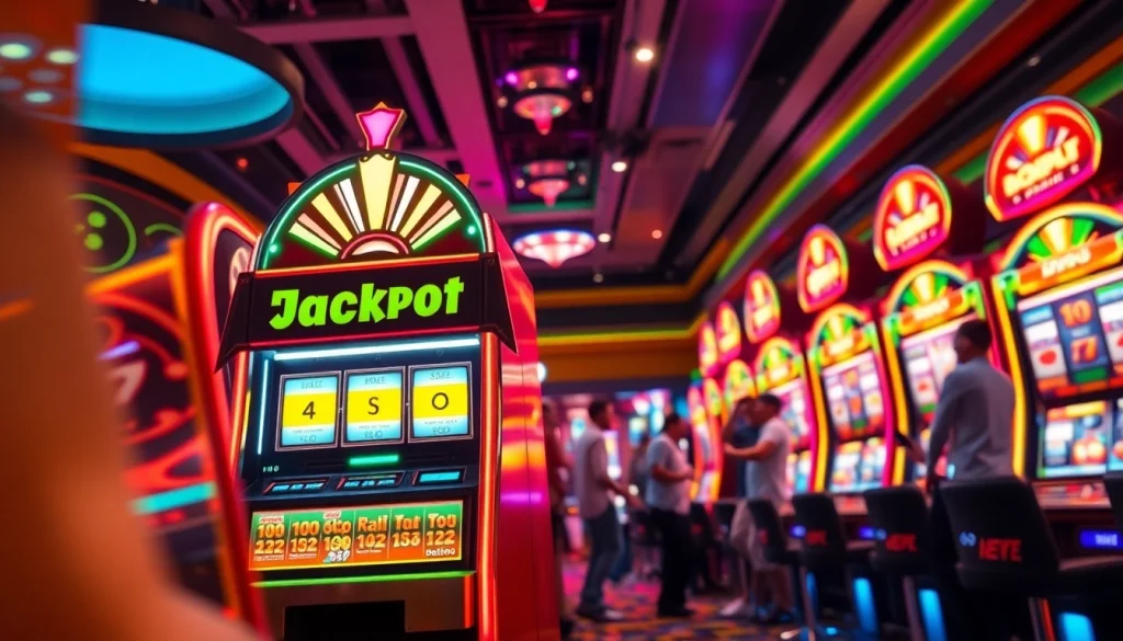 Menangkan jackpot virus4d slot dengan mesin slot yang gemerlap dan suasana kasino meriah.