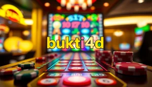 Menampilkan permainan bukti4d slot yang menarik dengan desain grafis yang cerah dan pengalaman bermain yang seru.