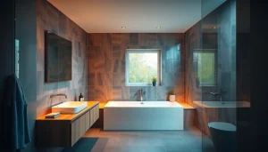 Spoed loodgieter Amsterdam repareert snel een lekkende kraan in een stijlvolle badkamer.