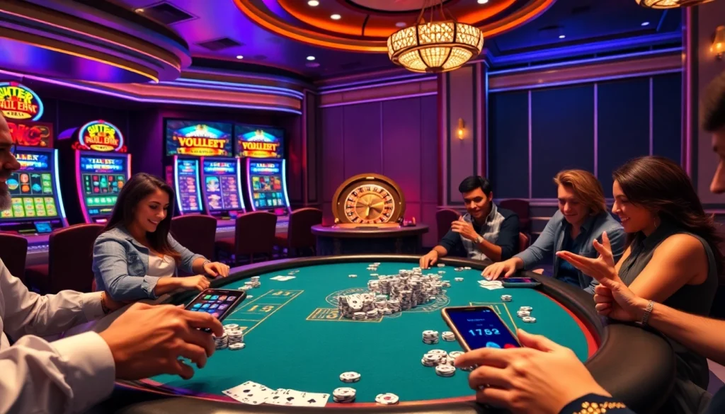 Experience the thrill of an s8 gaming session with vibrant poker action and stunning casino visuals.