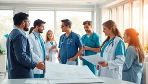 Explore https://tweestedenziekenhuis.nl showcasing a dedicated healthcare team in a modern hospital.