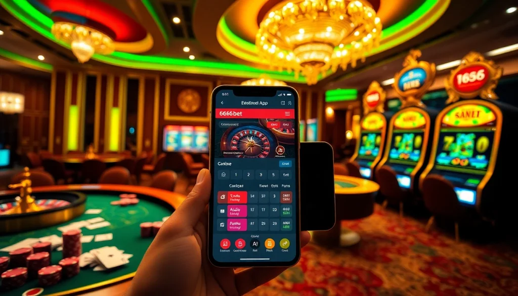 Experience the thrill of the 6666bet App with engaging casino games and vibrant betting settings.
