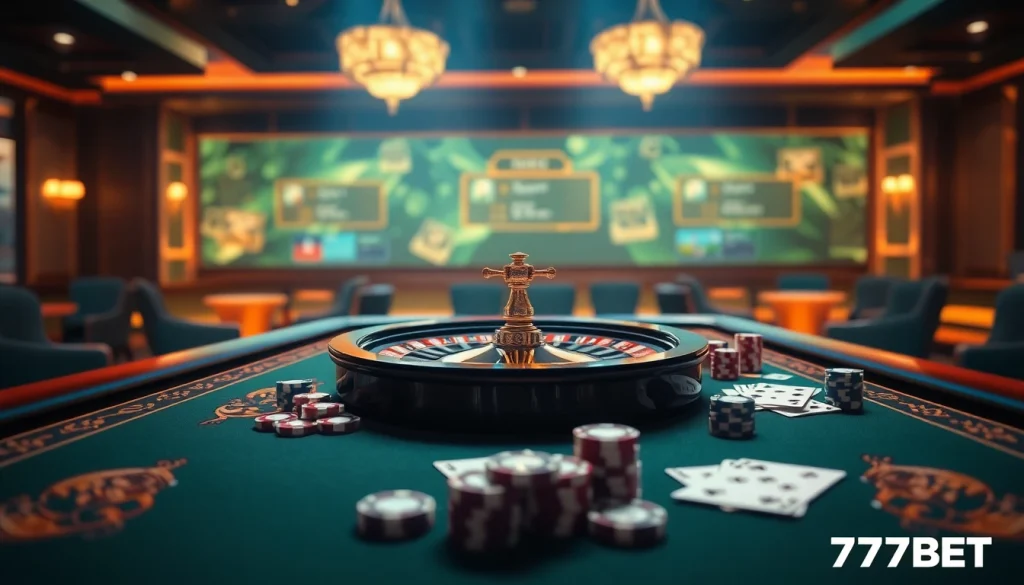 Experience the excitement of casino gaming with 789BET's interactive tables and vibrant atmosphere.