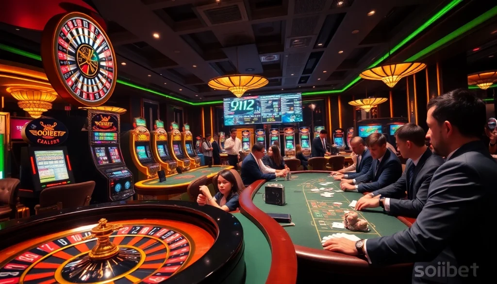 Experience exciting gambling action at https://soibet.black/ with vibrant casino games and thrilling betting encounters.