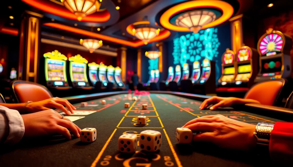 KJC offers players an exhilarating casino experience with vibrant tables and thrilling games.