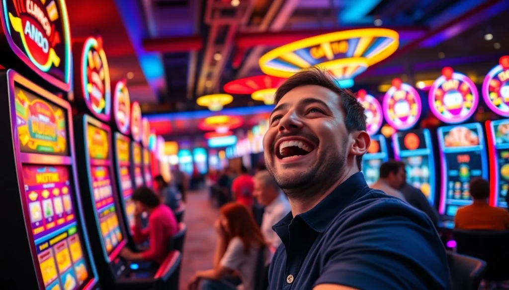 Petanitoto menarik perhatian dengan pemain slot yang merayakan kemenangan besar.