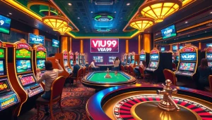 Players enjoying a vibrant gaming experience at Vua99's online casino.