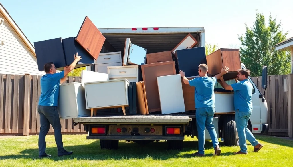 Streamline your junk removal experience with https://myeasyjunkremoval.com's professional team in action.
