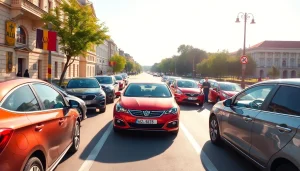 Discover the best options to rent a car in Moldova with a selection of various models showcased in Chisinau.