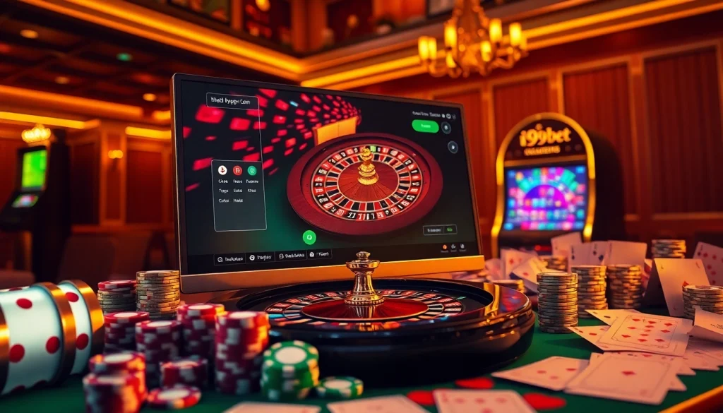 i9bet online casino interface showcasing an exciting roulette game with vibrant betting elements.