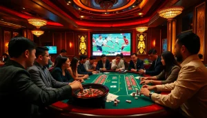 Lương Sơn TV enhances the gaming experience with vibrant casino visuals and live sports broadcasting.