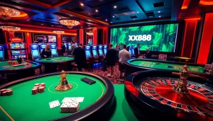 Experience the excitement of gaming at xx88 com's luxurious casino environment.