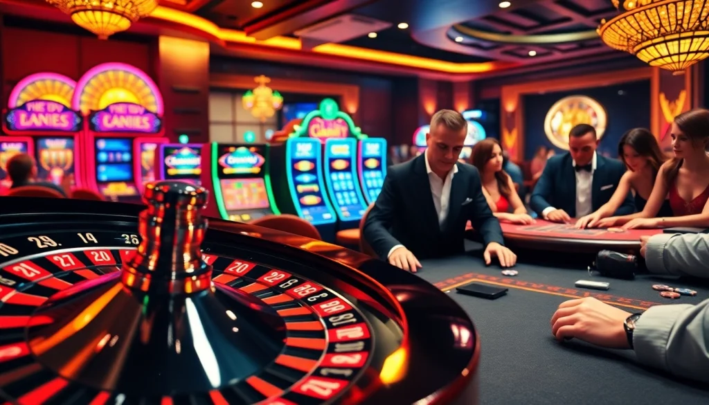 Experience the excitement of F 168 with vibrant casino tables and thrilling gameplay visuals.