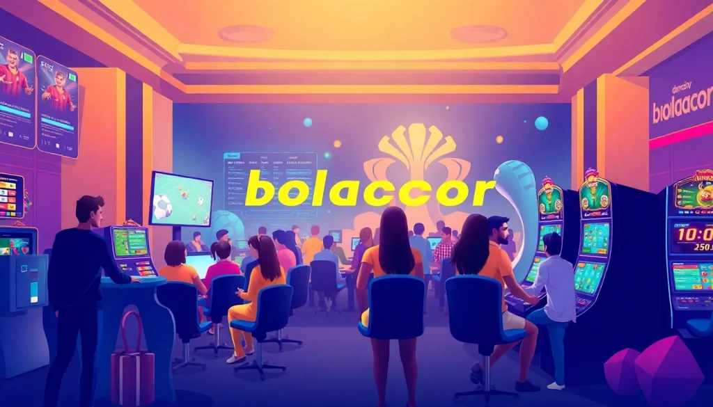 Bolagacor online gambling scene showcasing dynamic gaming experiences.
