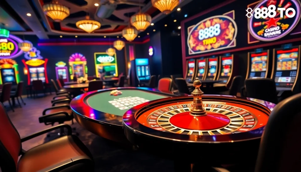Experience thrilling games at 888TO with stunning casino visuals and dynamic action.