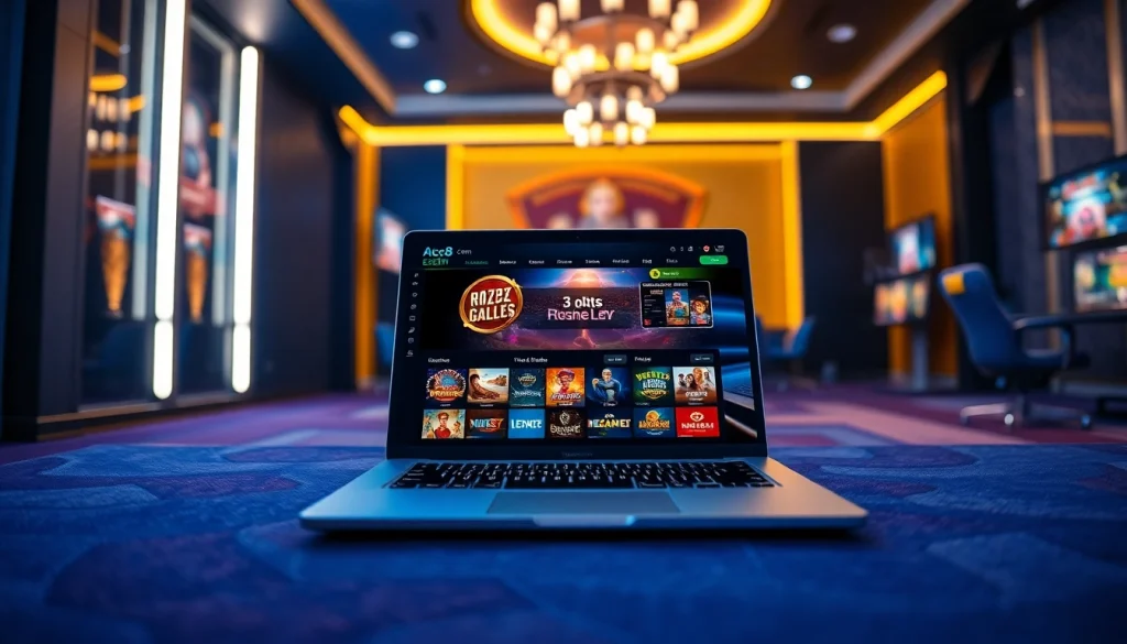 Dynamic interface of ABC8 com showcasing online betting excitement.